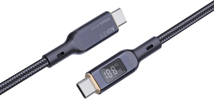 Actual product image Aukey USB C — USB C (1.80 m, USB 2.0)