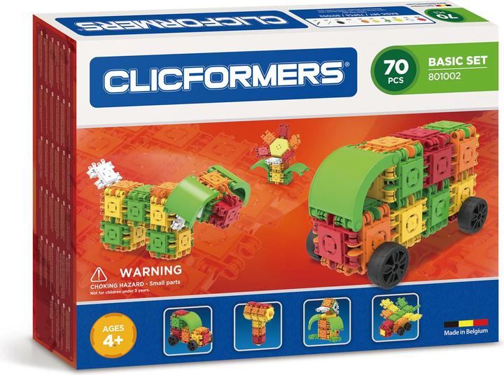 Actual product image Clicformers Clics blocks 70 pcs