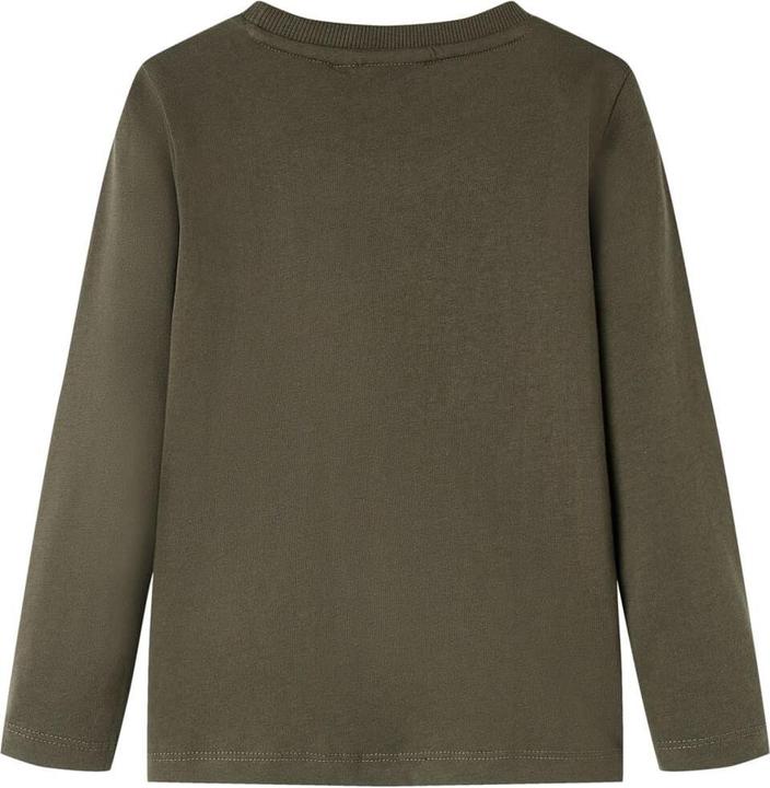 Immagine prodotto VidaXL Camicia da bambino a maniche lunghe kaki 128,Materiale: 100 (128)