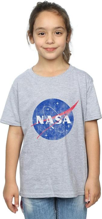 Immagine prodotto Nasa Classic Insignia Logo Distressed Maglietta Ragazze (152, 158)
