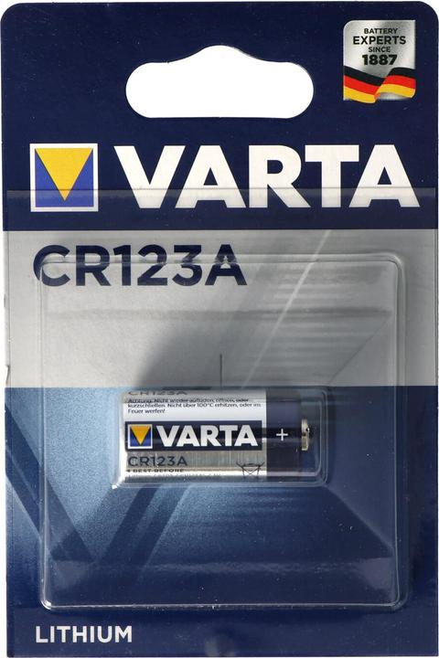 Actual product image Varta Photo Lithium (1 pcs., CR123A, 1480 mAh)