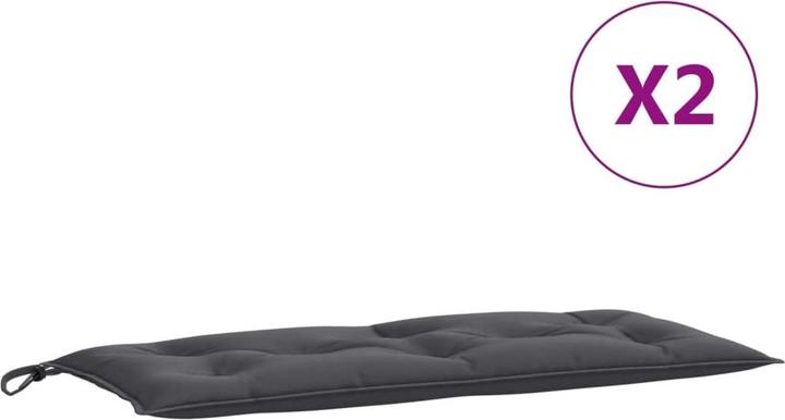 Image du produit VidaXL Coussins de banc de jardin 2 pcs. tissu (100 x 50 x 7 cm)