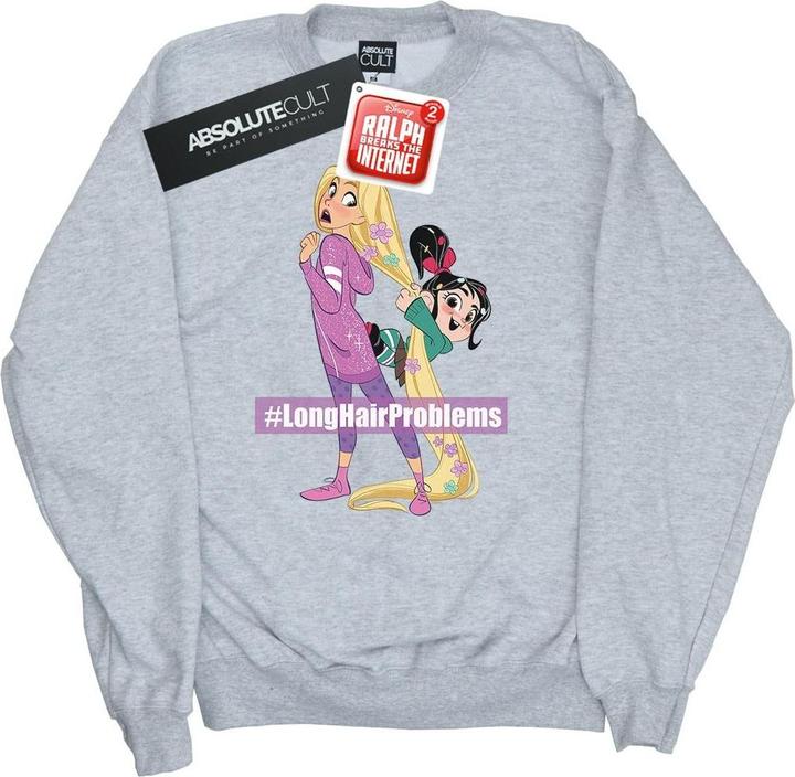 Image du produit Disney - Sweat WRECK IT RALPH RAPUNZEL AND VANELLOPE - Fille (152, 158)