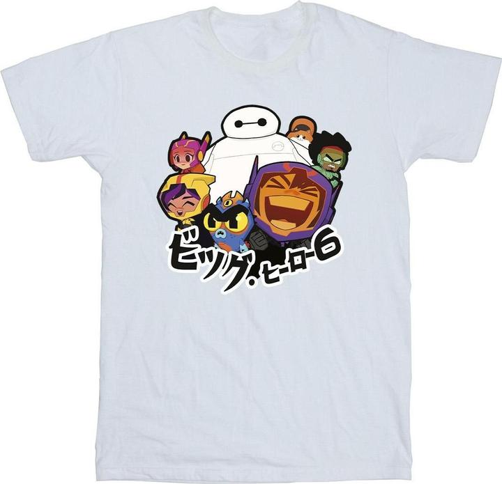 Immagine prodotto Disney Big Hero 6 Baymax Group Manga Maglietta Uomo (XXL)