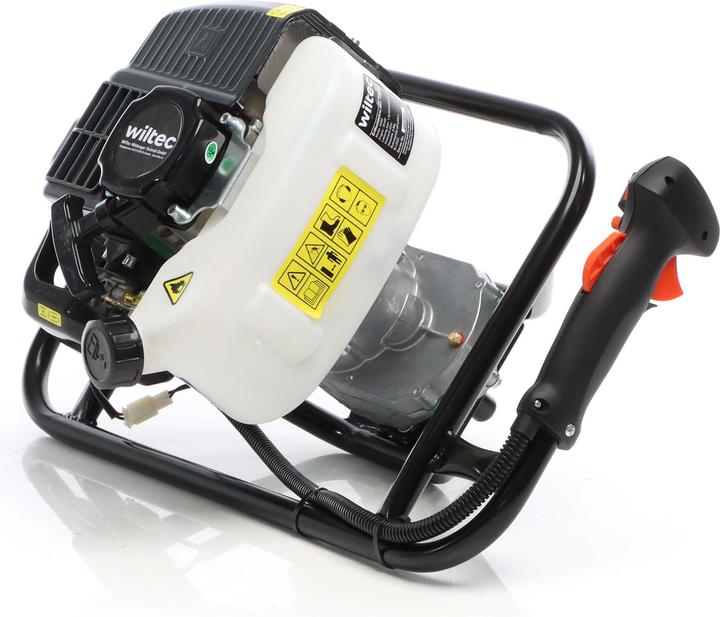 Produktbild Wiltec Erdlochbohrer 1,4kW 1,9PS 52ccm Benzin Erdbohrer Pfahlbohrer 2 Takt Motor