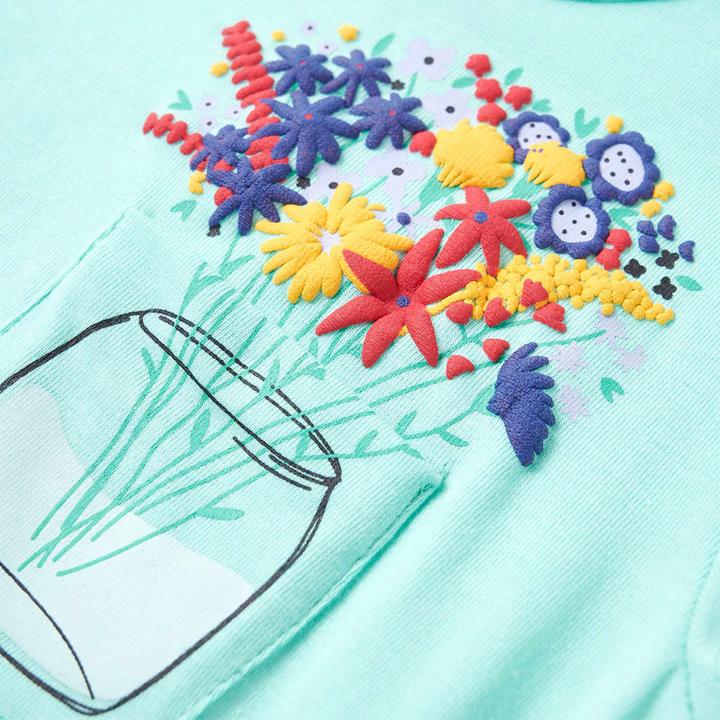 Produktbild VidaXL Kinder-T-Shirt Helles Minzgrün 104,Material: 95 (104)