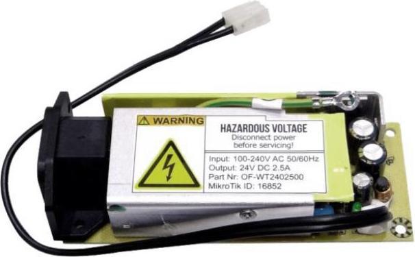 Produktbild MikroTik 24V2APOW - 24 V, 2.5 A internes Netzteil