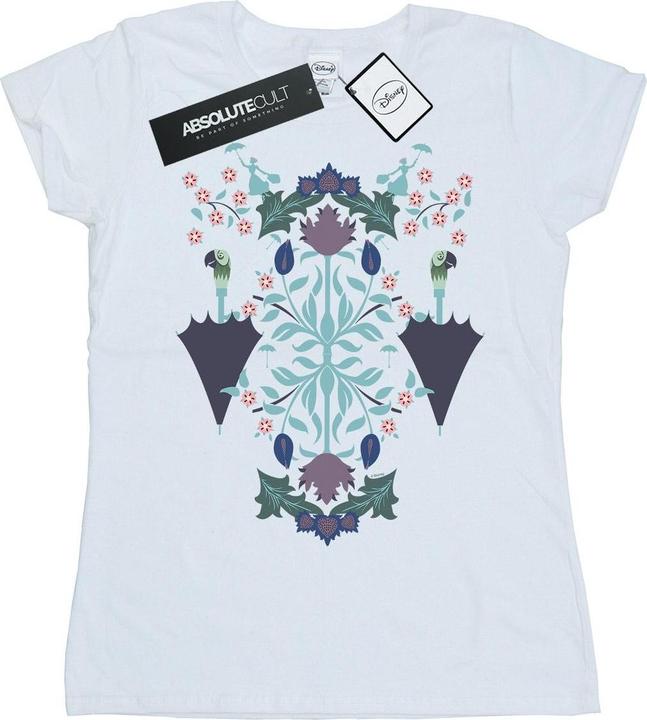 Produktbild Disney Mary Poppins Floral Collage TShirt (XL)