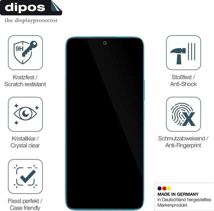 Image du produit Dipos Film de Protection d’écran Anti-Shock (2 pièce(s), Honor 90)