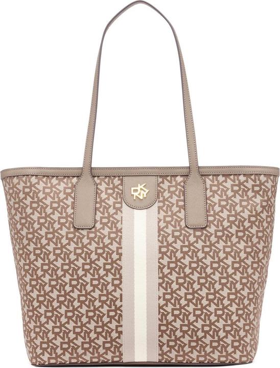DKNY Shopper Umhängetasche Carol Tote Bag Chin / Truf Brown