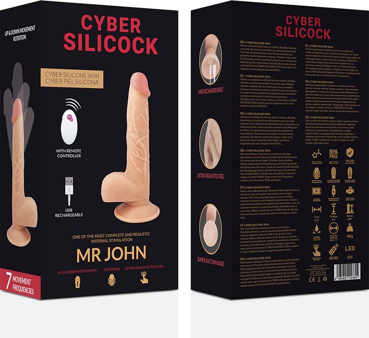 Actual product image Cyber Silicock Realistico Control Remoto Mr John