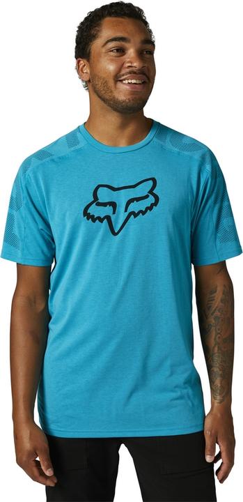 Actual product image Fox Tee 22 Dvide Ss Tech Blue XL (XL)