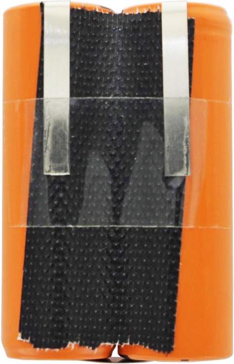 Produktbild Panasonic Akku 2HHR120 für Rasierer 2,4 Volt, mit Lötfahnen zum Selbstumbau, Neu: orange statt grün (1 Stk., 4/5 AA, 1200 mAh)