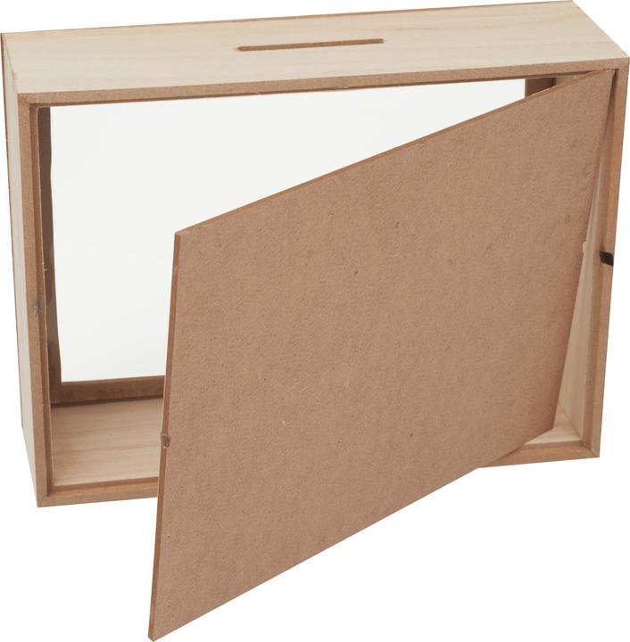 Produktbild VBS Spardose mit Sichtfenster, 2 Stück (15 x 6 x 20 cm)