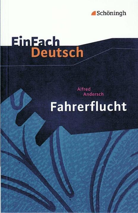 Immagine prodotto Alfred Andersch: Fahrerflucht (Tedesco, Gerd Weber, 2000)