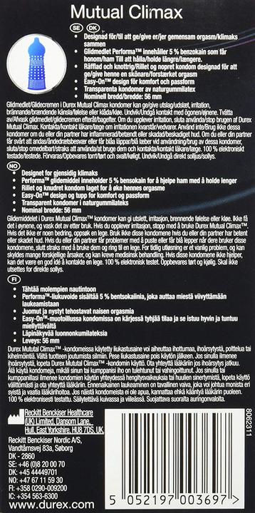 Actual product image Durex mutual climax (10 pcs.)