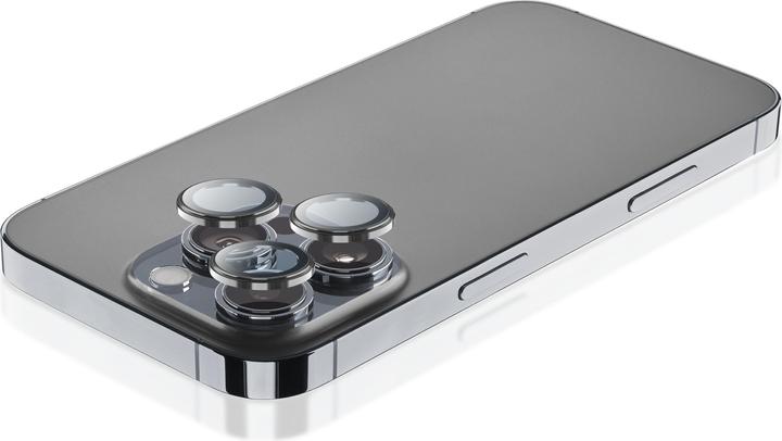 Immagine prodotto Cellularline Camera Lens Ring - iPhone 16 Pro / 16 Pro Max Vetro temperato per la protezione della fotocamera (1 Pezzo/i, Apple iPhone 16 Pro Max, Apple iPhone 16 Pro)