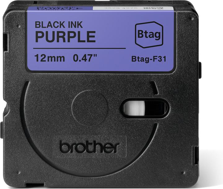 Actual product image Brother Btag (1.20 cm, Violet)