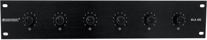 Actual product image Omnitronic ELA 6S zone LS controller 30W