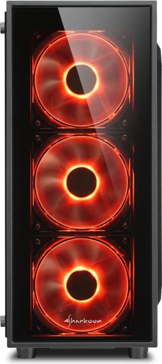 Actual product image Sharkoon TG4 Red (ATX)