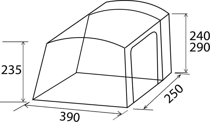 Actual product image Brunner Awning Hogar HC (Awning, 23.50 kg, 1 person)