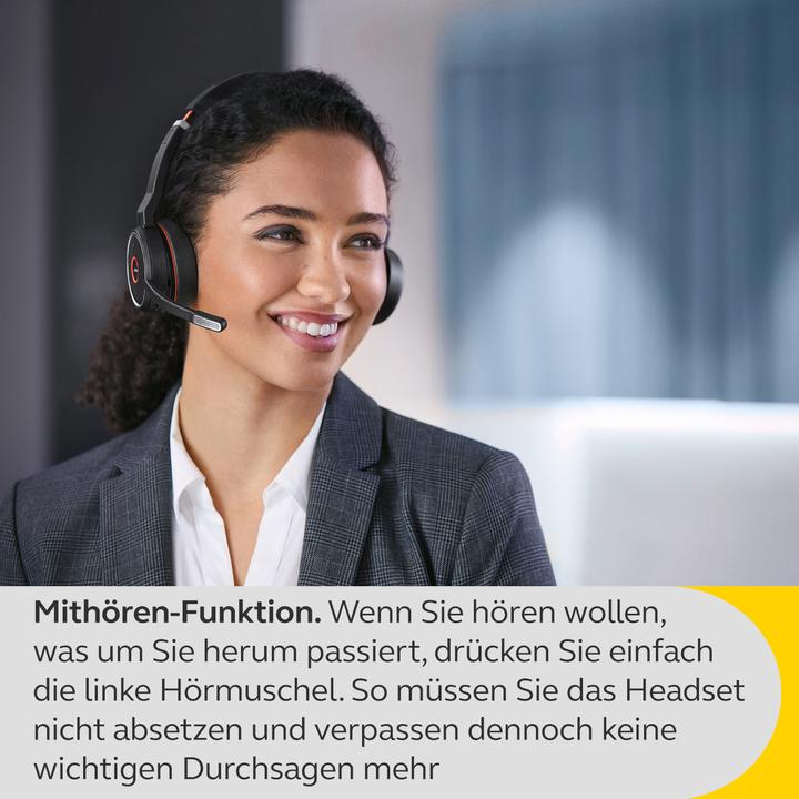 Actual product image Jabra Evolve 75 SE Duo inkl. Link 380 (Wireless, USB-A)