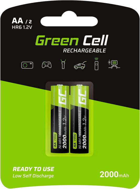 Immagine prodotto GreenCell Ricaricabile (2 pz., AA, 2000 mAh)