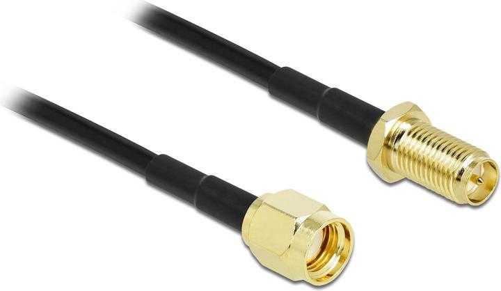 Delock RP-SMA—RP-SMA, LMR/CFD100 (Antennenkabel)