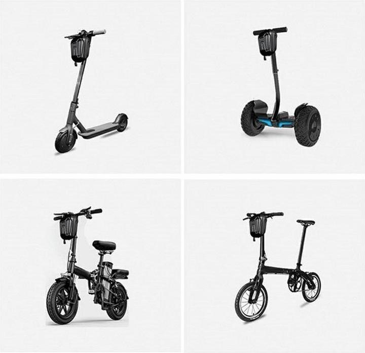 Actual product image Wildman Bicycle accessory traveling bag for scooter waterproof 2,5L TS9 black