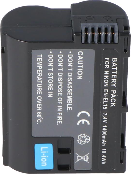 Immagine prodotto AccuCell Batteria Nikon EN-EL15, CoolPix D800, D800E, D7000, V1, D7200 (Accumulatore di carica elettrica)