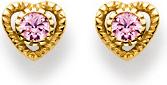 Immagine prodotto Natsumi Schmuck Orecchini con cuore in oro 18K/750 (Oro giallo 750/18 K Oro giallo)