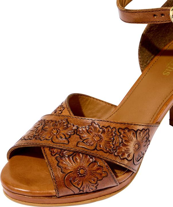 Produktbild Joe Browns Floral Embossed Leather Heels (38)