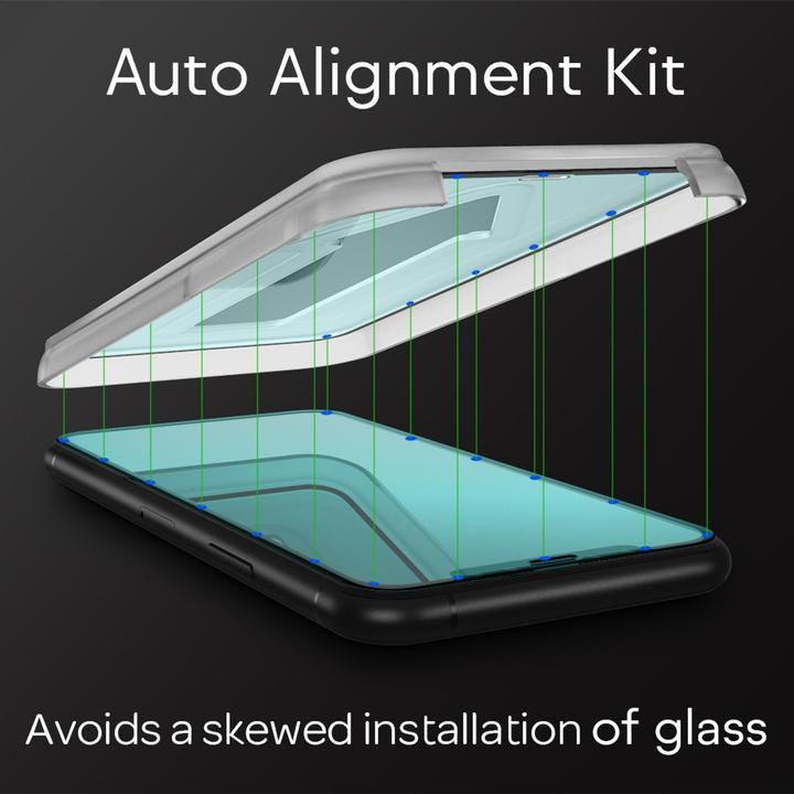 Produktbild Nalia Schutzglas & Applikator - Set (2x) (2 Stück, Apple iPhone 11 Pro, Apple iPhone X, Apple iPhone XS)