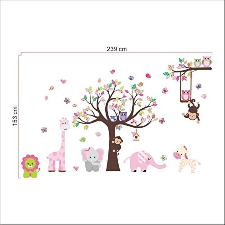 Produktbild Cover-Discount Baum und Tiere (153 x 239 cm)