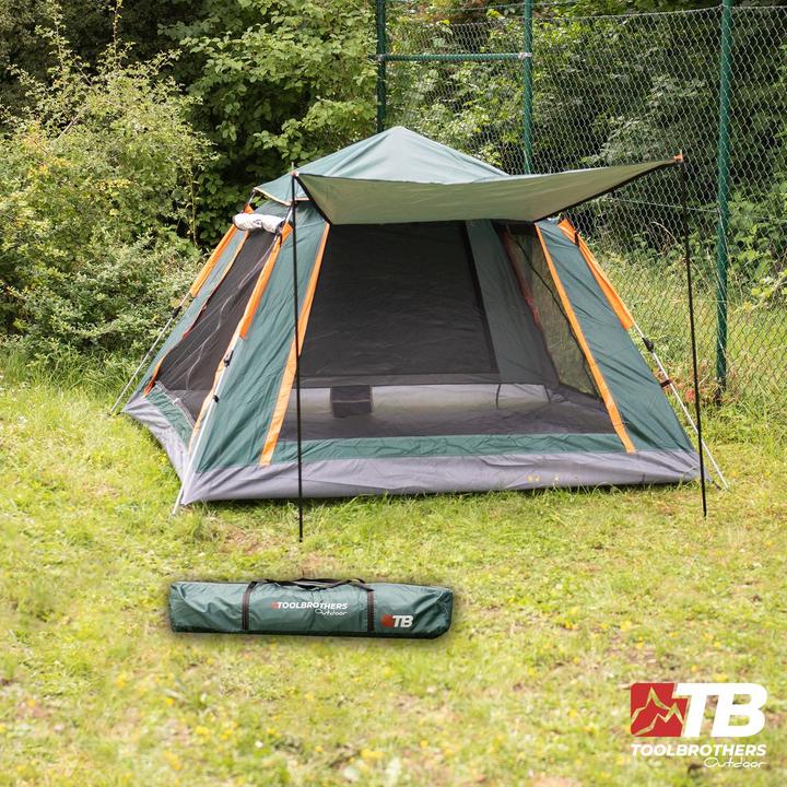 Image du produit Tool Brothers Tente de camping (Tente igloo, 5 kg, 4 personnes)