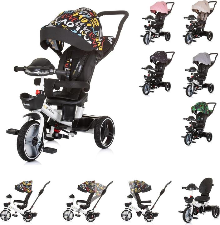 Chipolino Tricycle Dreirad Be Active 2in1