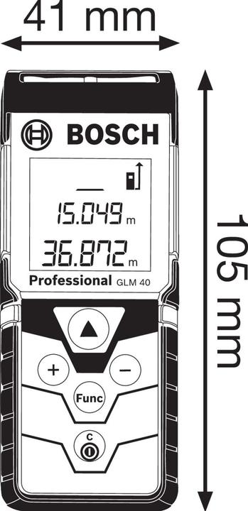 Produktbild Bosch Professional Glm 40 (40 m, 635 nm)
