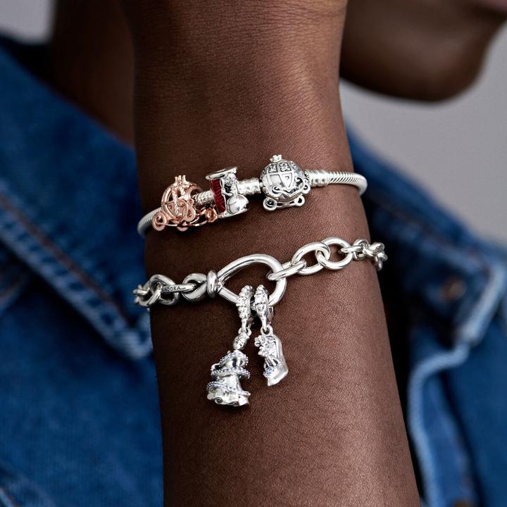 Image du produit Pandora Disney Rose Cendrillon Pumpkin Coach Charm (plaqué or rose, Métal)