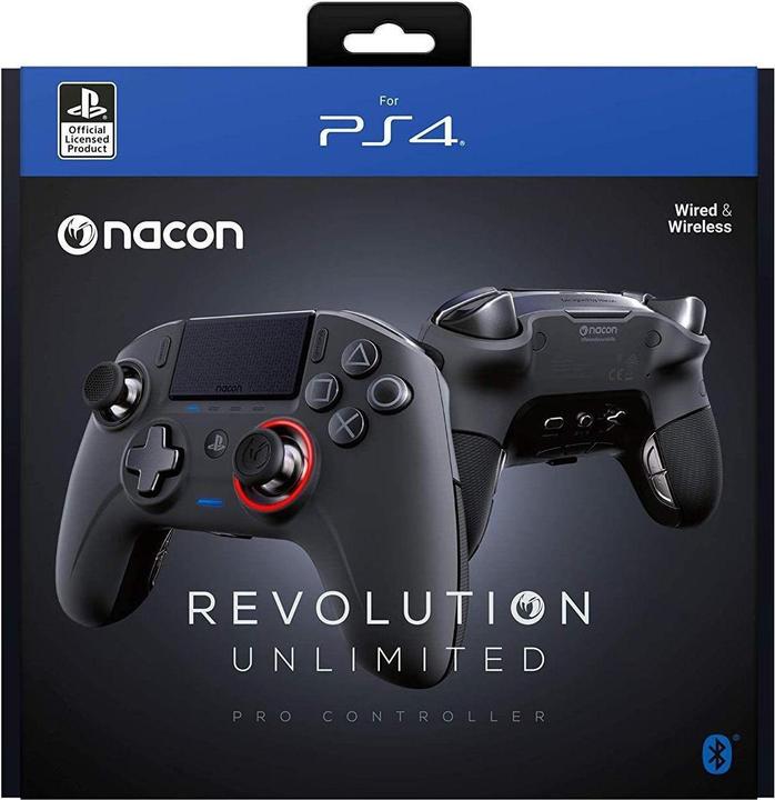Actual product image Nacon Gaming Revolution Unlimited Pro Controller - Black (PS4)