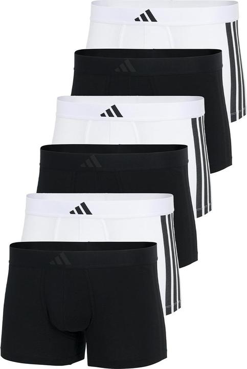 Produktbild adidas 6er Pack Active Flex Cotton 3 Stripes Retro Short / Pant (S, 6er Pack)