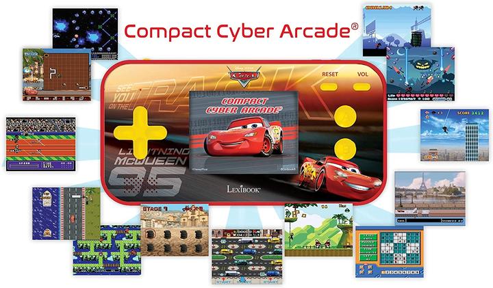 Actual product image Lexibook Handheld console Compact Cyber Arcade Disney Cars
