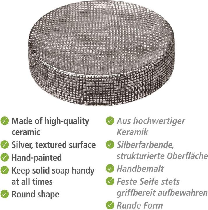 Actual product image Wenko Ceramic Soap Tray Rivara