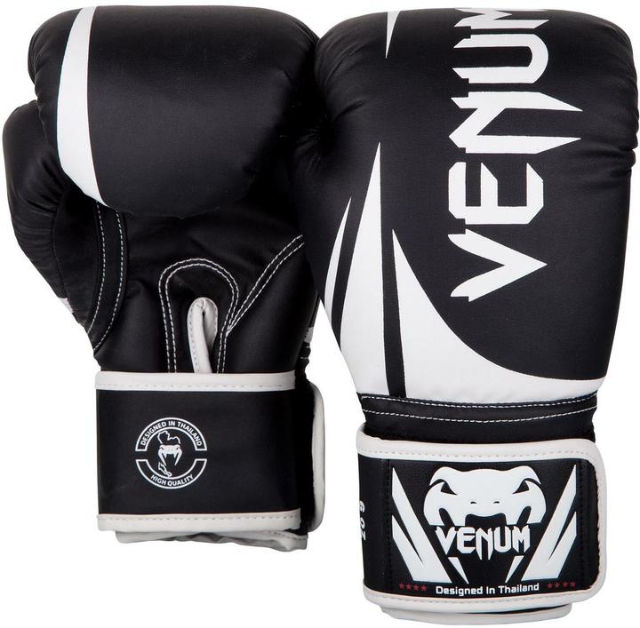 Immagine prodotto Venum Guanti da boxe Challenger 2.0 per bambini - nero/bianco (6 OZ, Taglia unica)