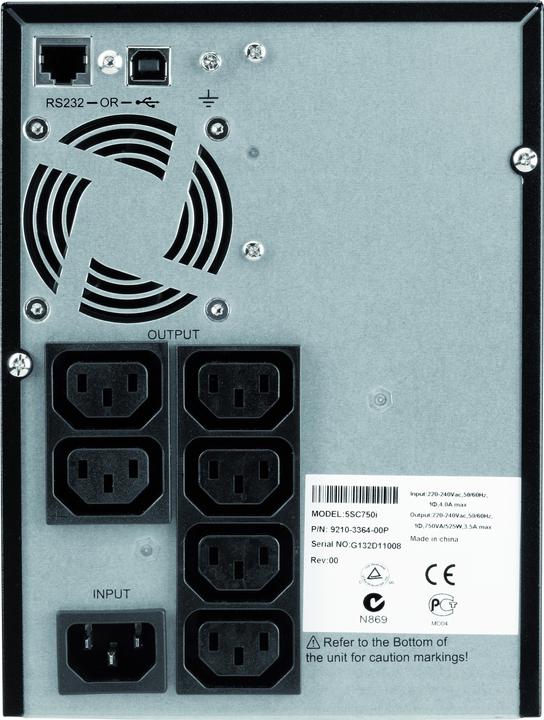 Image du produit Eaton 5SC 750i (750 VA, 525 W, Line-interactive Onduleur)