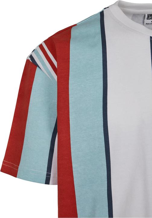 Actual product image Urban Classics Heavy Oversized Big AOP Stripe Tee (S)