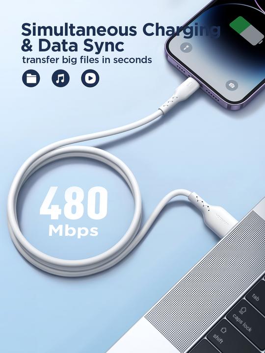Actual product image Joyroom USB C - Lightning (1 m, USB 3.0)