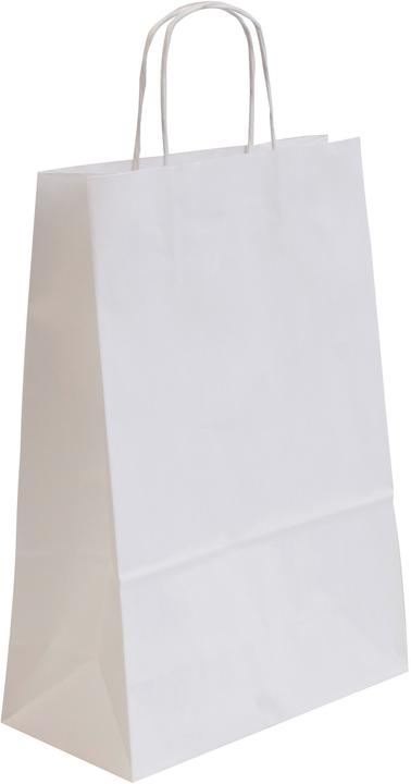 Image du produit Neutral Sacs de transport Allegra blanc SDS26-BIA Kraft, 110g, 26x12x36cm 25 pcs. (Pochette cadeau, 25 x)