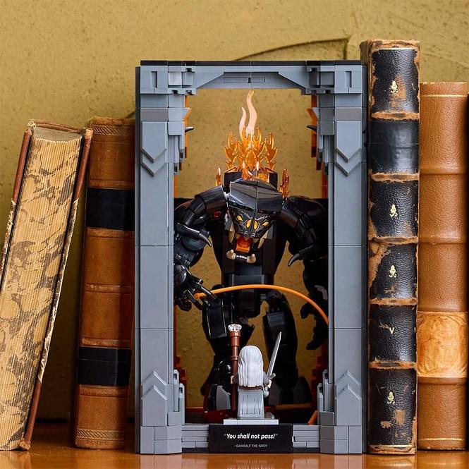 Immagine prodotto LEGO Il Signore degli Anelli: fermalibro Balrog (10367, LEGO Il Signore degli Anelli)