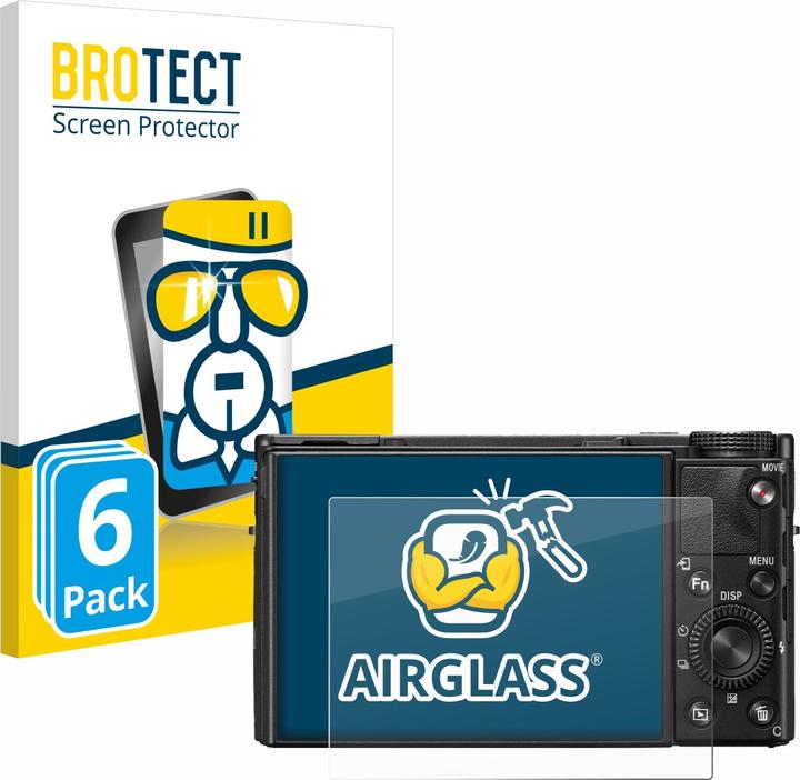 BROTECT Schutzglas Schutzfolie Glas Folie Displayschutz klar (Displayschutz, Cyber-Shot DSC-RX100 VII)