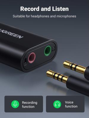 Actual product image Ugreen External Sound Adapter 30724 (USB)